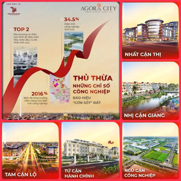 từ 2 tỷ/nền 7x16 Full thổ FUll Sổ AGORACITY- cam kết mua lại 20%- dòng tiền an toàn. Duy 0942571696