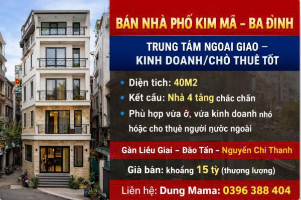 BÁN NHÀ ĐÊ LA THÀNH – NGÕ Ô TÔ TRÁNH, VỊ TRÍ ĐẸP