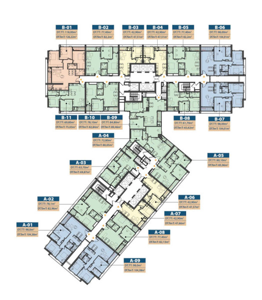 Bán căn hộ 2PN 78m2, trục căn đẹp nhất dự án Kepler Tower Hà Đông