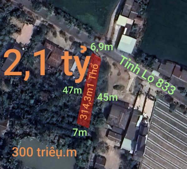 Bán lô đất thổ gần Quốc Lộ 50B giá 3,78 tỷ