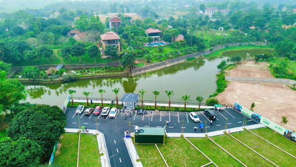 SUẤT NGOẠI GIAO LÔ ĐẤT 2 MẶT TIỀN PHÁP LÝ CHUẨN – SẴN SỔ ĐỎ - SÁT VÁCH KHU ĐẤU GIÁ ĐỒNG MÔ