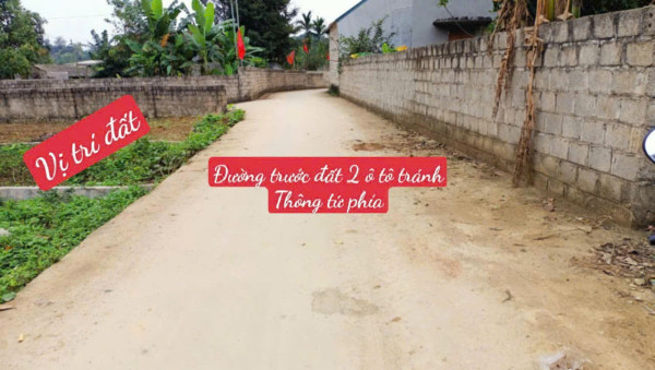 Đất thổ cư Thanh Sơn, Lương Sơn, Hòa Bình 124m2, MT5m, 720 triệu