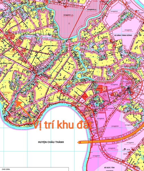 Bán lô đất lúa 4 mặt tiền chuyển thổ phân lô giá chốt 4 tỷ