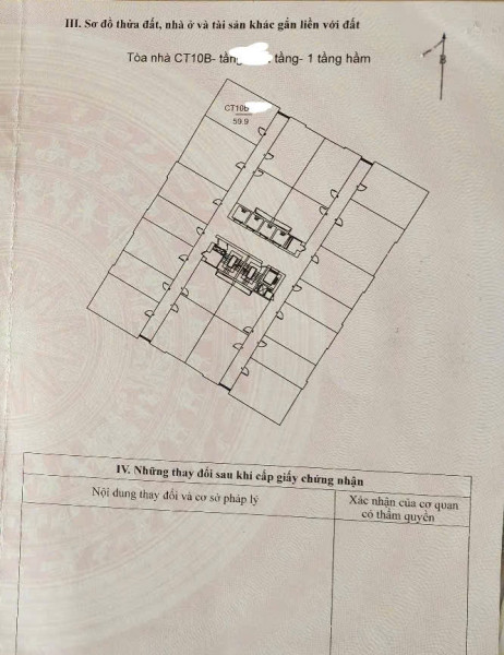 Chung cư CT10B Đại Thanh, DT60m2, 3.65 tỷ Thanh Trì