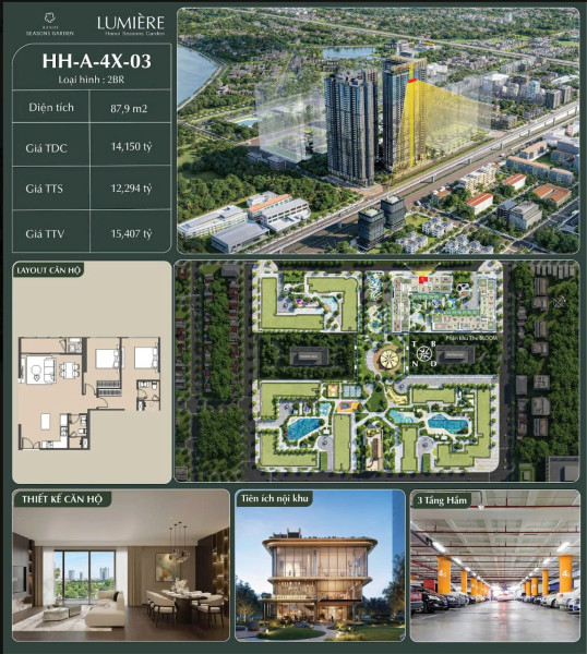 ✨ CĂN HỘ 2PN TẠI MASTERISE HANOI SEASONS GARDEN: LỰA CHỌN ĐẲNG CẤP GIỮA LÒNG HÀ NỘI