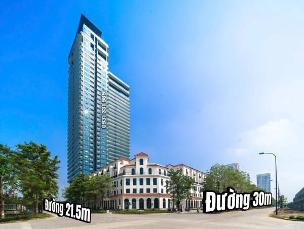 Shophouse lô góc Sunshine Golden River 135m² - Đại lộ 30m - Giá 80 tỷ