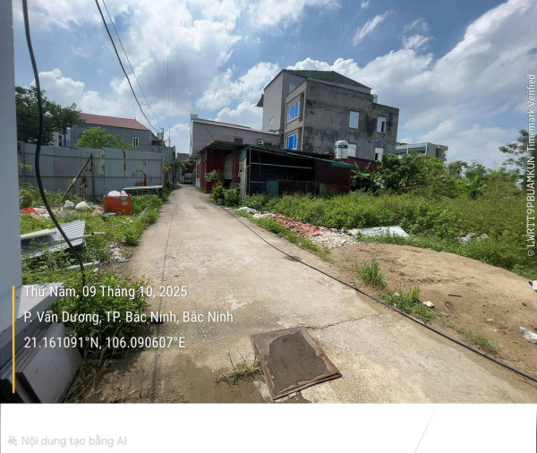Bán đất đường Tam Giang, TP Bắc Ninh, 46,4m2, nhỉnh 1 tỷ, miễn TG