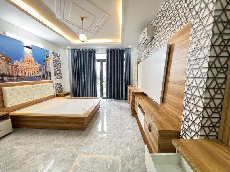🔥 HÀNG HIẾM SÁT CHỢ PHẠM VĂN BẠCH - GẦN SÂN BAY – HẺM XE TẢI – 5 TẦNG THANG MÁY - FULL NỘI THẤT -