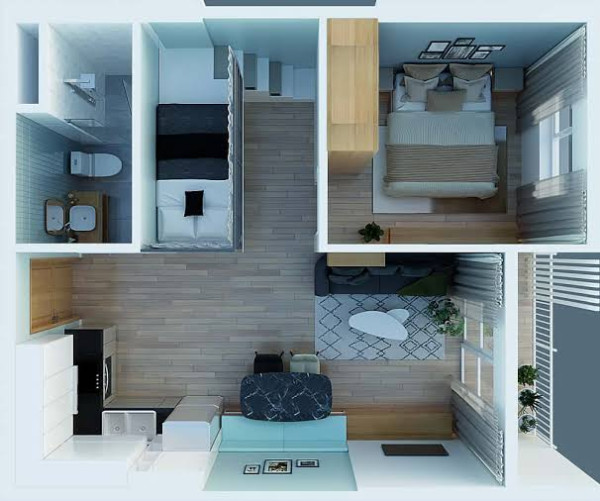 Vinhomes Grand Park nhận nhà ngay thuê liền tay: 1 Phòng ngủ 52m2: chỉ 3.6 tỷ (102% VAT)