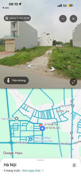 Chính chủ cần bán lô đất 80m² tại khu tái định cư Tiên Dược, Sóc Sơn - Vị trí đẹp